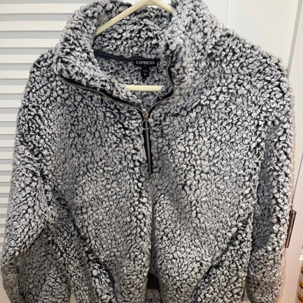 Express pullover, fleece / teddy